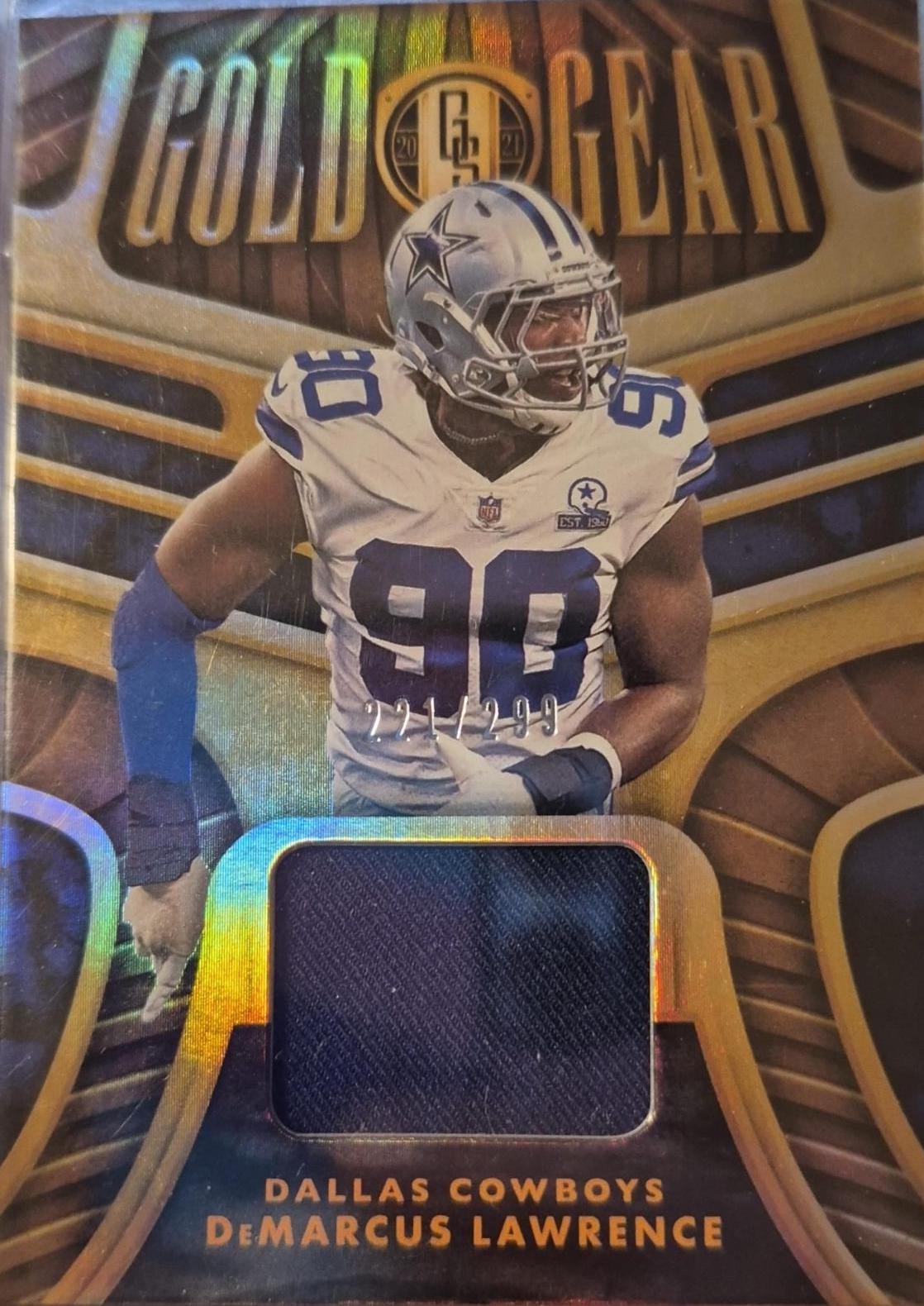 DeMarcus Lawrence #GG-DL 2021 Panini Gold Standard Football Gold Gear