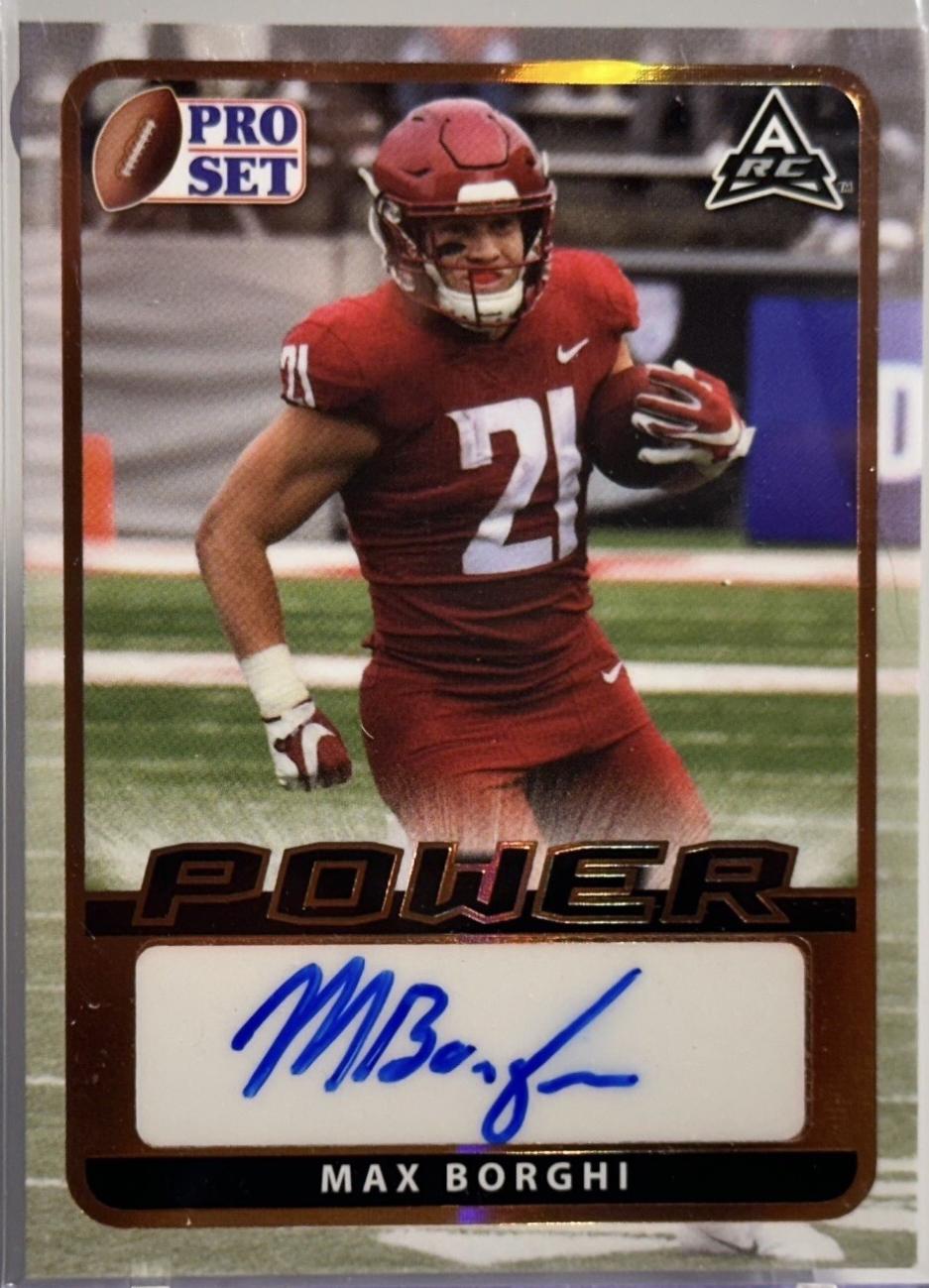 Max Borghi #BA-MB1 2021 Pro Set Power Football