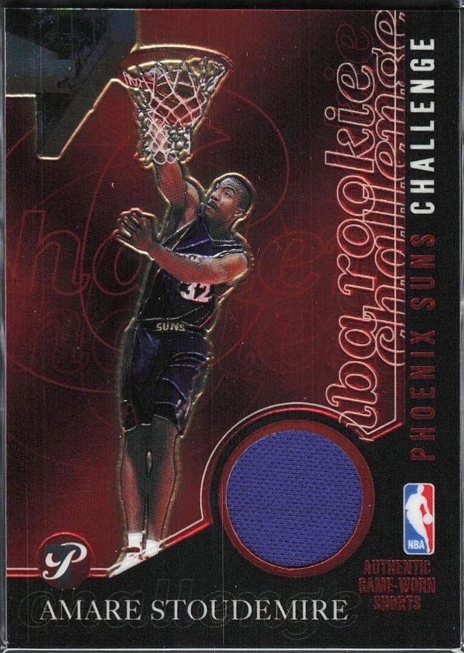 Amare Stoudemire #PC-AS Basketball Cards 2003 Topps Pristine Challenge Relics