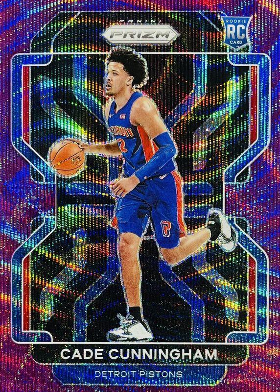 Cade Cunningham [Purple Wave] #282 Prices | 2021 Panini Prizm 