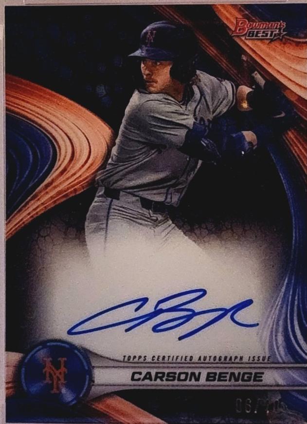 Carson Benge [Black Refractor] #B24-CBE