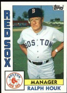 1984 Topps Ralph Houk #381 card