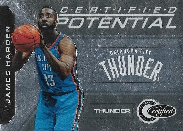 James Harden #14 Basketball Cards 2010 Panini Totally Certified Potential