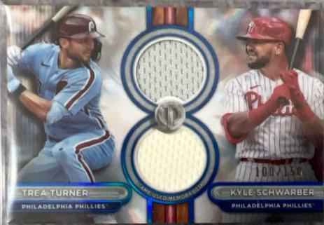 Kyle Schwarber / Trea Turner [Blue Dual Player] #DR2-TS