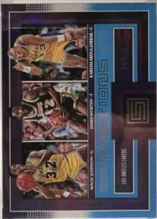 Kareem Abdul-Jabbar/James Worthy/Magic Johnson