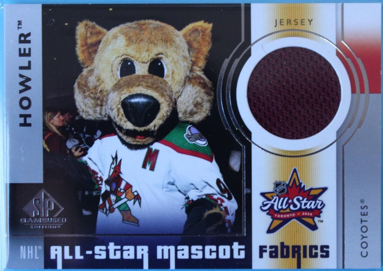Howler #ASMF-25 Hockey Cards 2024 SP Game Used All-Star Mascot Fabrics