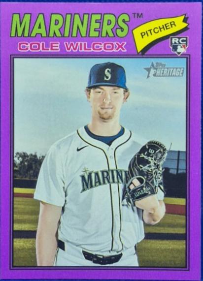 Cole Wilcox [Light Purple Bordered] #155 Prices | 2026 Topps Heritage ...