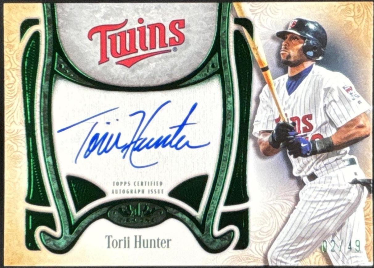Torii Hunter #TSS-TH 2026 Topps Tier One Baseball Top Shelf Signatures