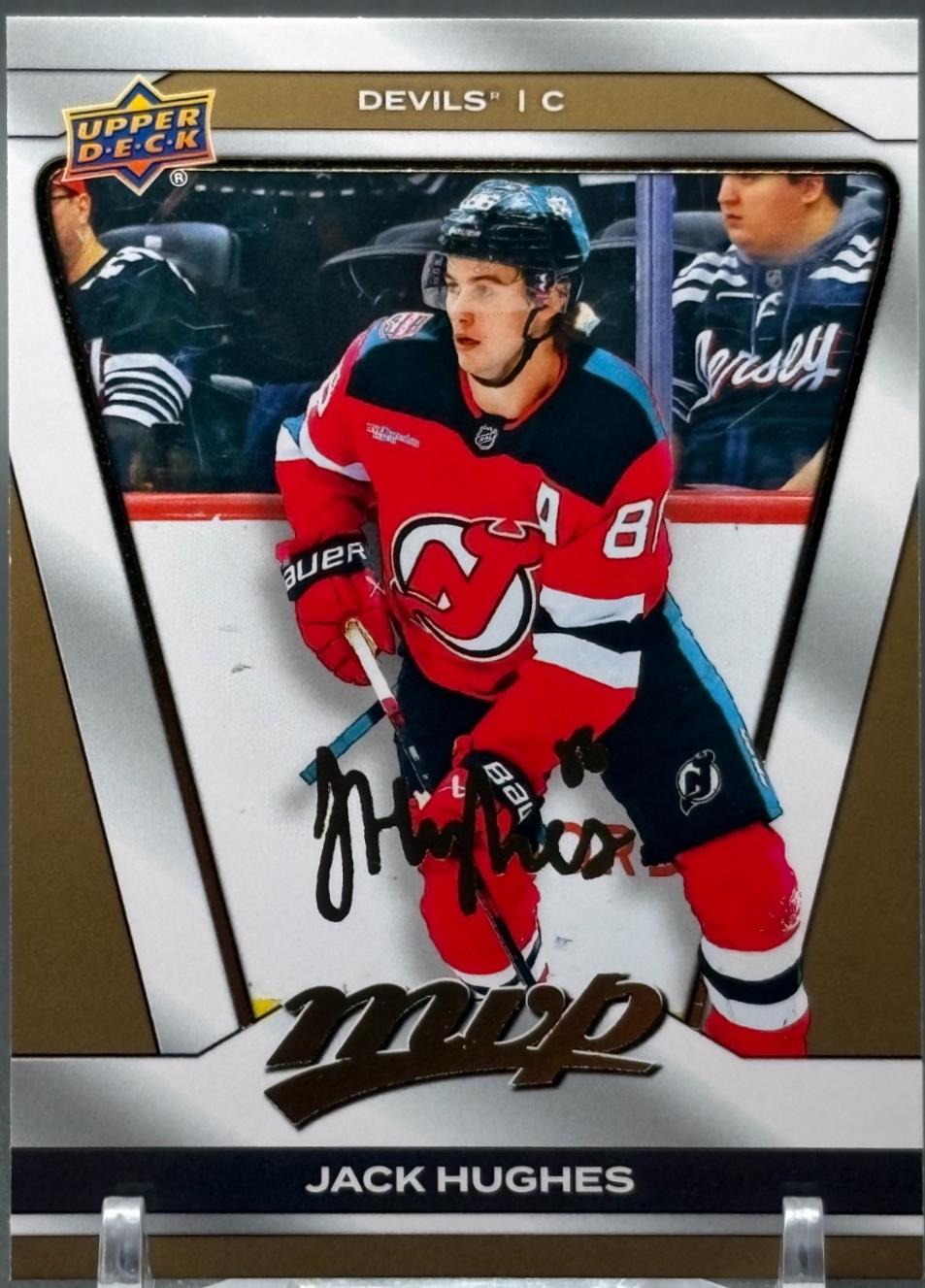 Jack Hughes [Gold Script] #18 Prices | 2025 Upper Deck MVP | Hockey Cards