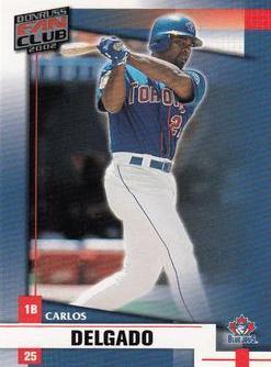 Carlos Delgado #54 Baseball Cards 2002 Donruss Fan Club