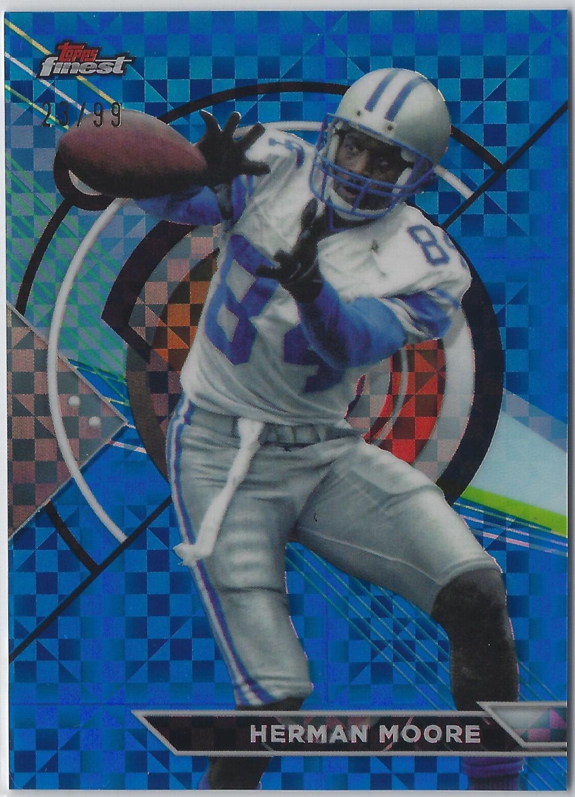 Herman Moore [Blue Checkerboard Refractor] #184