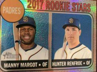 Padres 2017 Rookie Stars: Manny Margot / Hunter Renfroe