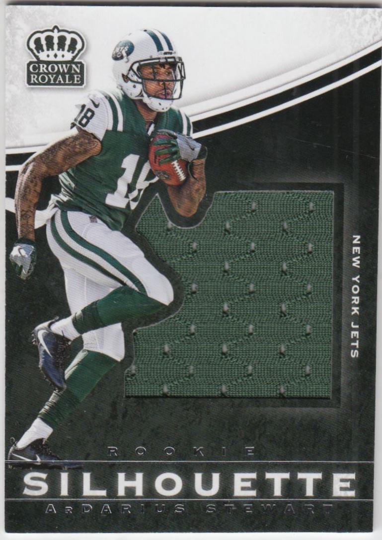 ArDarius Stewart #27 Football Cards 2017 Panini Crown Royale Rookie Silhouette Jumbo Jersey