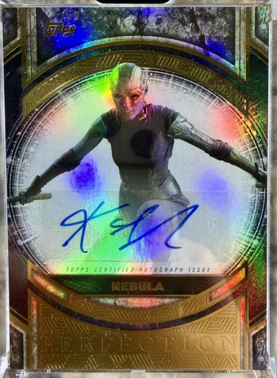 アベンジャーズ　Karen Gillan 直筆サインカード ネビュラ Karen Gillan (Nebula) [Black] #MP-KG Prices | Marvel 2025 Topps