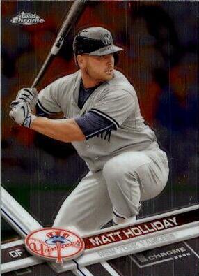 Matt Holliday #3 Baseball Cards 2017 Topps Chrome