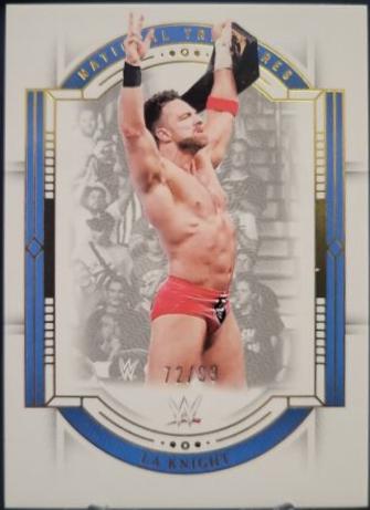 LA Knight #3 Wrestling Cards 2024 Panini National Treasures WWE