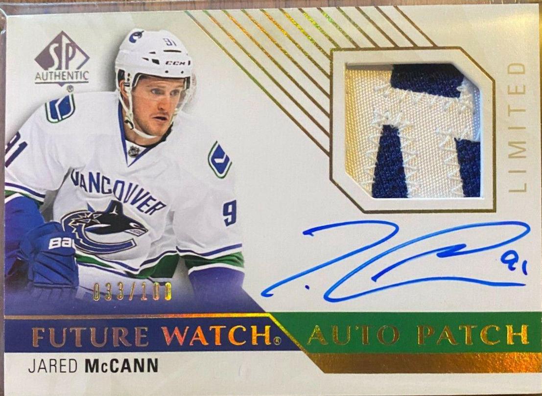 Jared McCann #245 2015-16 SP Authentic Hockey