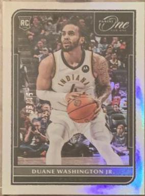Duane Washington Jr. #112 Basketball Cards 2021 Panini One and One