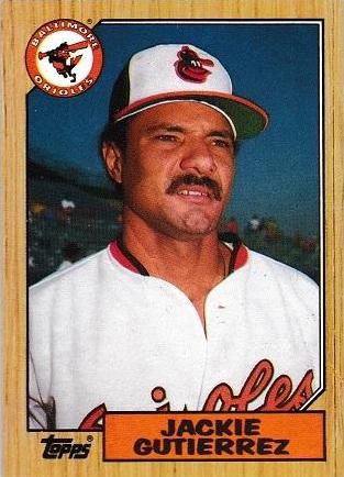 Jackie Gutierrez #276 Baseball Cards 1987 Topps