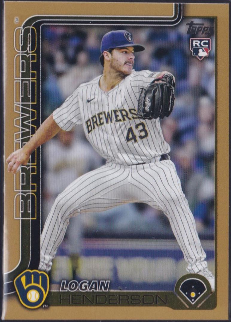 2025 Topps Update Logan Henderson [Gold Border] #US137 card