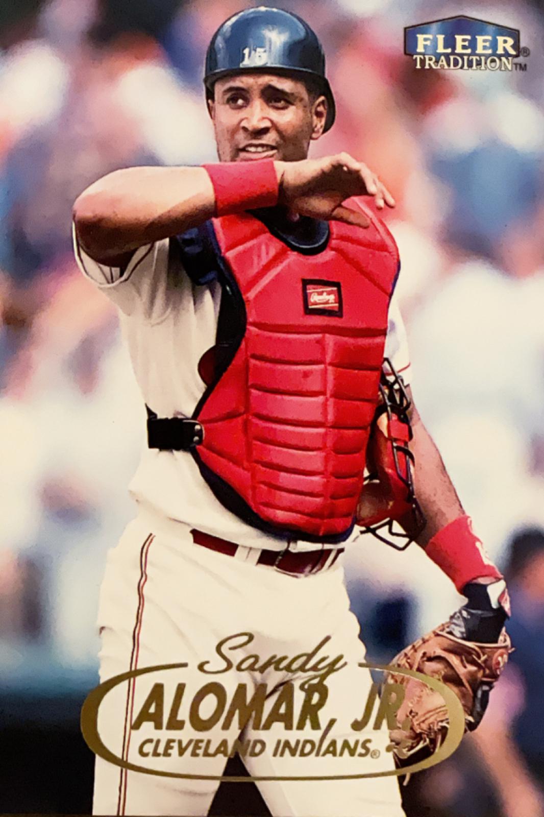 Sandy Alomar, Jr #129 Baseball Cards 1998 Fleer Tradition