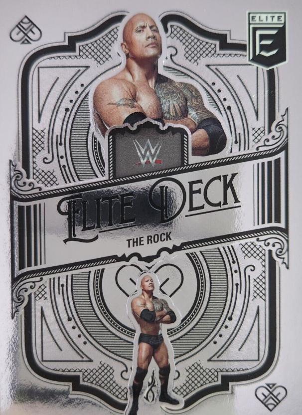 The Rock #13 Wrestling Cards 2023 Donruss Elite WWE Elite Deck