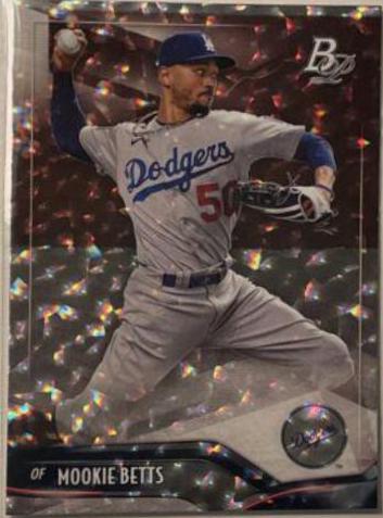 Mookie Betts #21 2021 Bowman Platinum Baseball