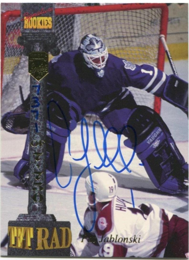 Pat Jablonski #CVI Hockey Cards 1994 Signature Rookies Tetrad