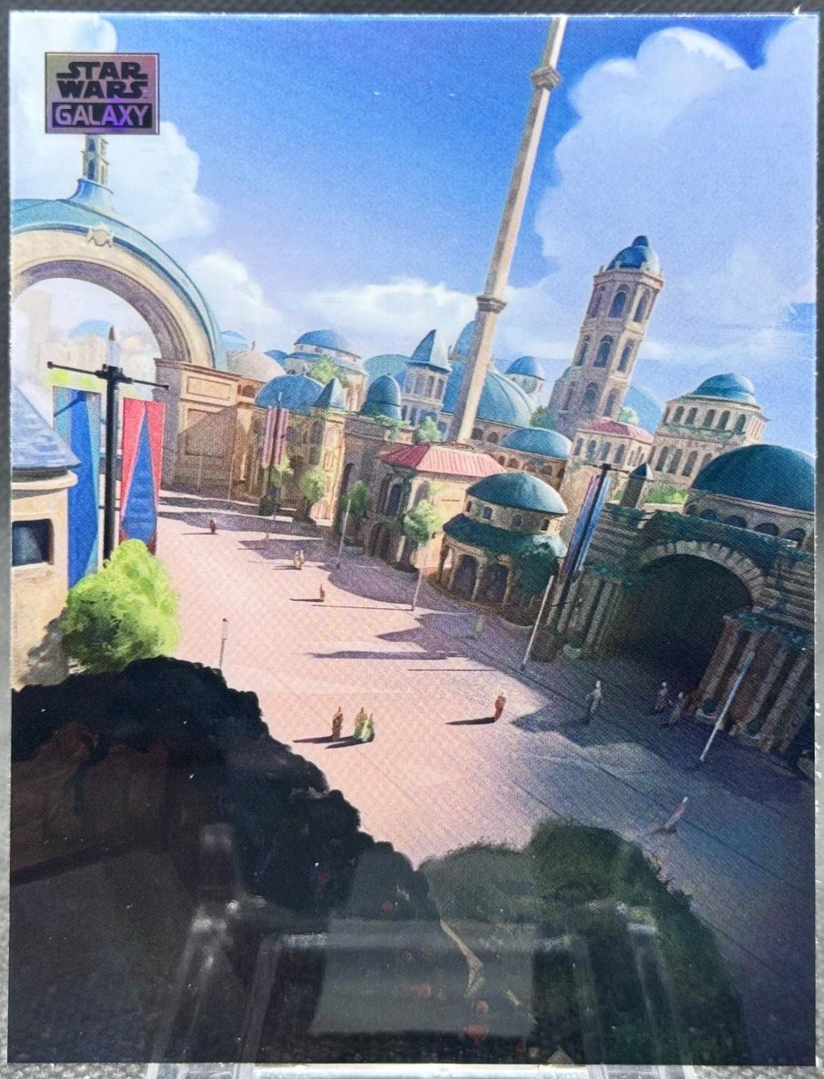 Theed Street #AN-6 Prices | Star Wars 2024 Topps Chrome Galaxy Art