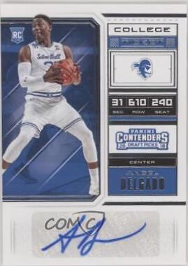 Angel Delgado Autograph Playoff Ticket