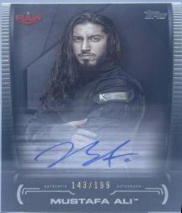 Mustafa Ali #A-MA Wrestling Cards 2021 Topps WWE Undisputed Superstar Roster Autographs