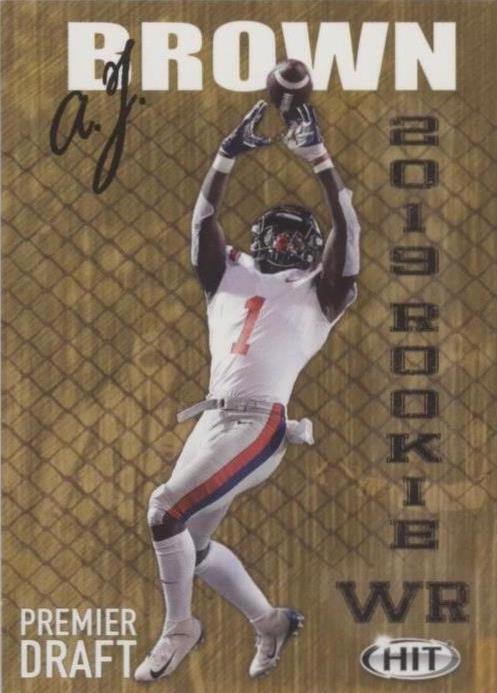 AJ Brown #34 2019 Sage Hit Football