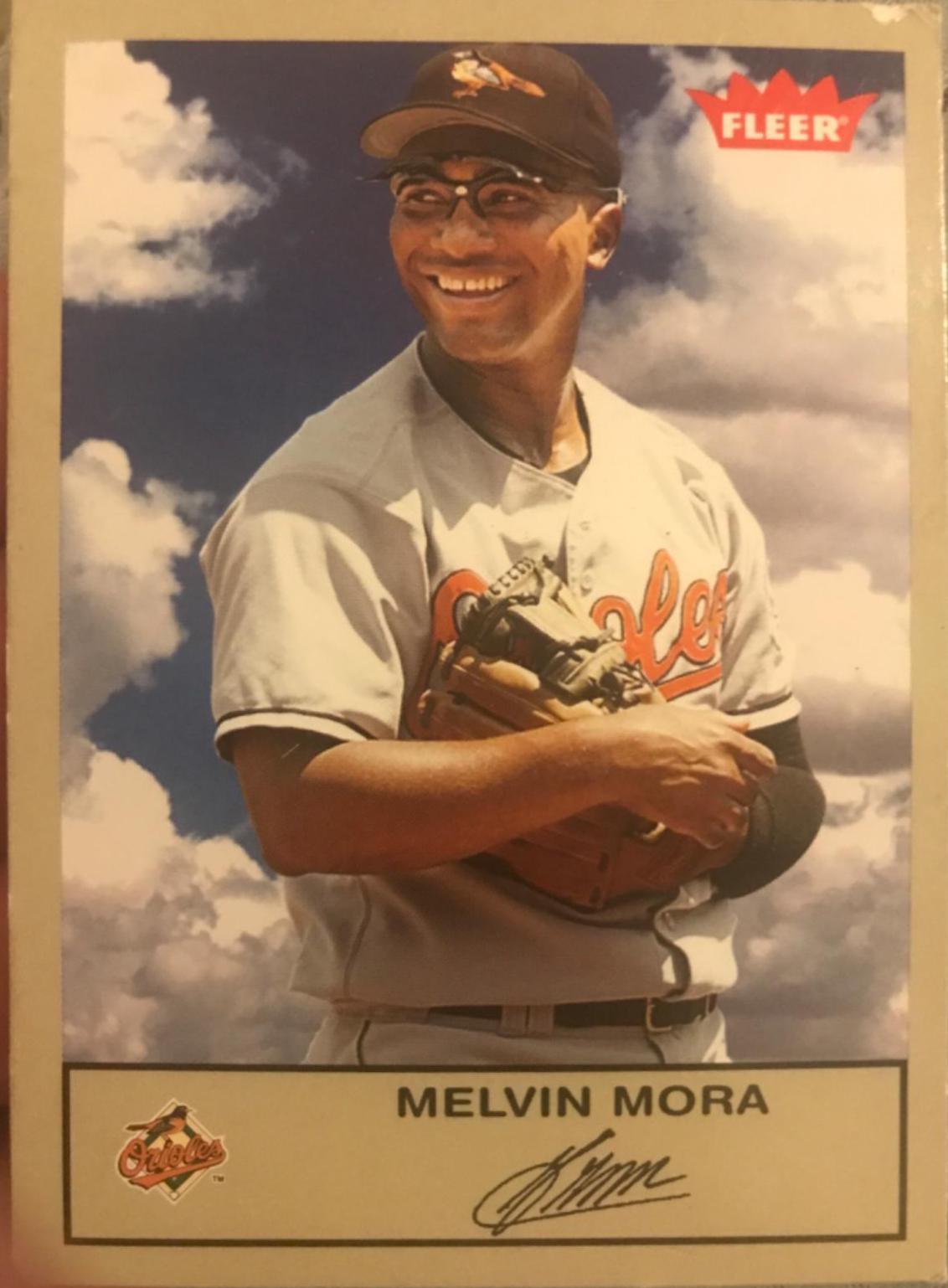 Melvin Mora #15 Baseball Cards 2005 Fleer Tradition