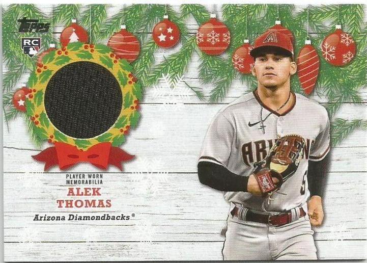 Alek Thomas #WRC-AT Baseball Cards 2022 Topps Holiday Relics