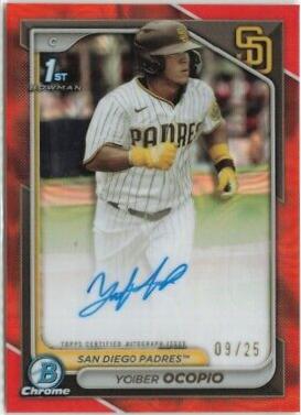 Yoiber Ocopio [Orange Lava Refractor] #CPA-YO