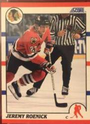 Jeremy Roenick #179 Hockey Cards 1990 Score Canadian
