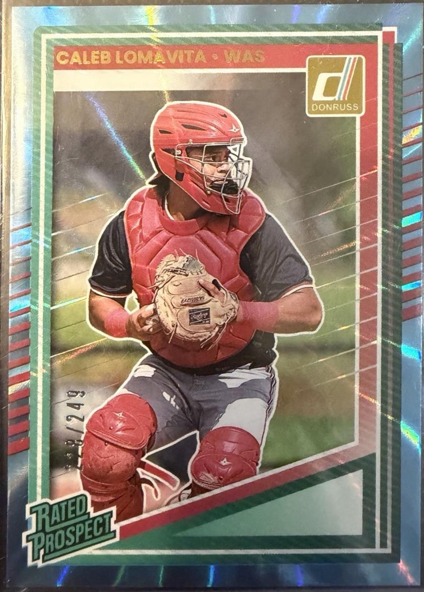 Caleb Lomavita [Carolina Blue Laser] #149