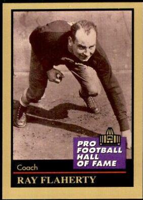 Ray Flaherty #41 Football Cards 1991 Enor Pro HOF