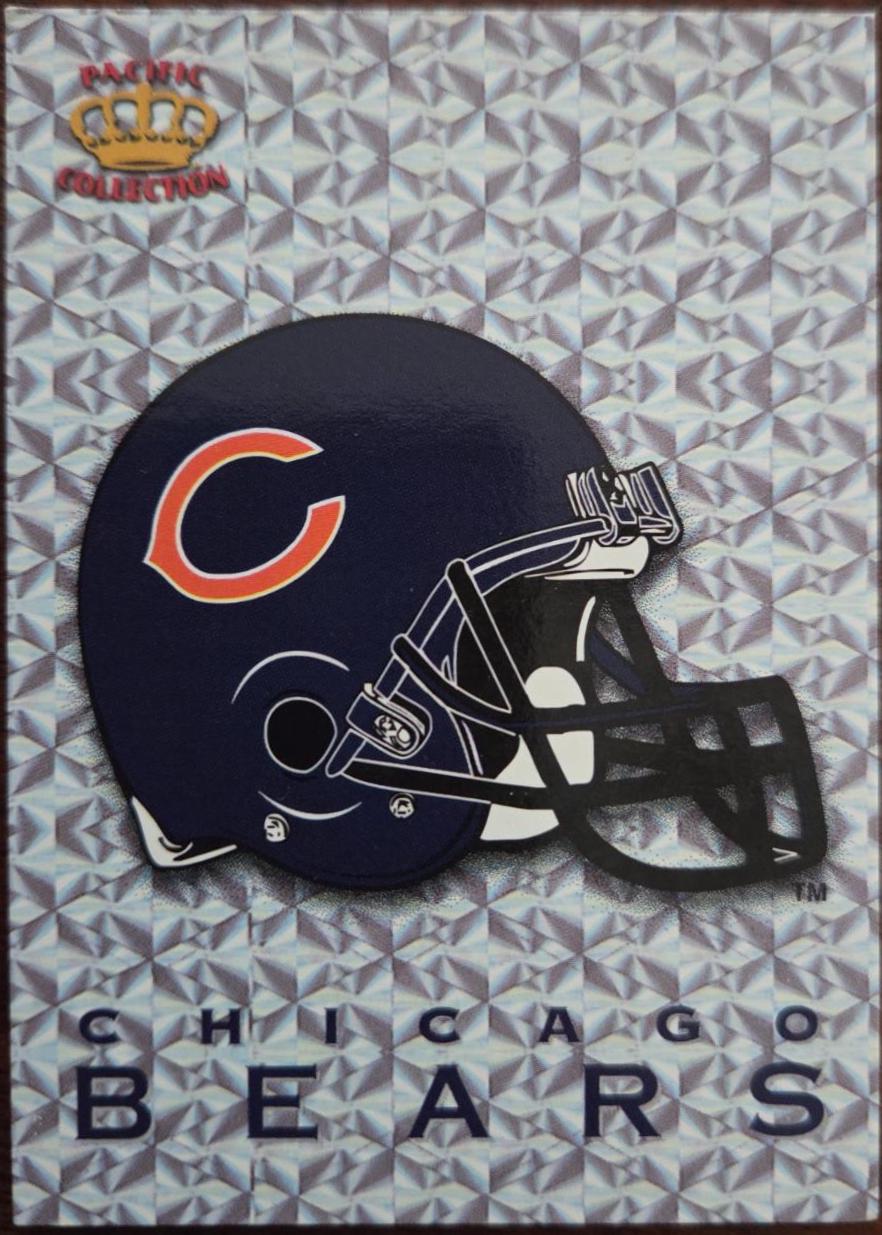 Bears #5 1994 Pacific Prism Team Helmets Football