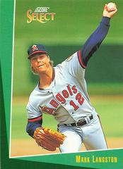 Mark Langston #52 Baseball Cards 1993 Score Select Prices