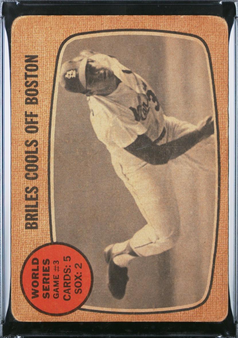 World Series Game 3 #153 1968 Venezuela Topps Baseball