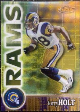 Torry Holt #4 Football Cards 2000 Topps Finest