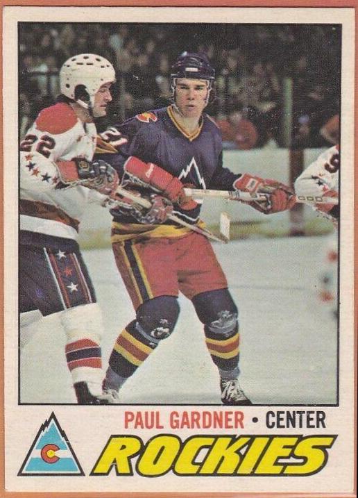 Paul Gardner #24 Hockey Cards 1977 O-Pee-Chee