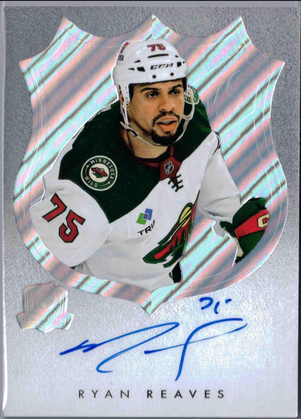 Ryan Reaves #LM-RR Hockey Cards 2022 Upper Deck The Cup LogoMarks
