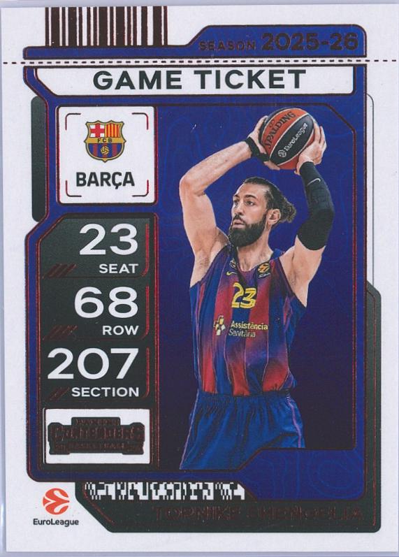 Tornike Shengelia [Game Ticket Red] #30