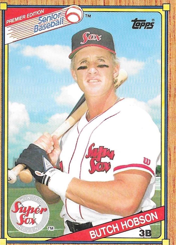 Butch Hobson #49 Baseball Cards 1989 Topps Senior League