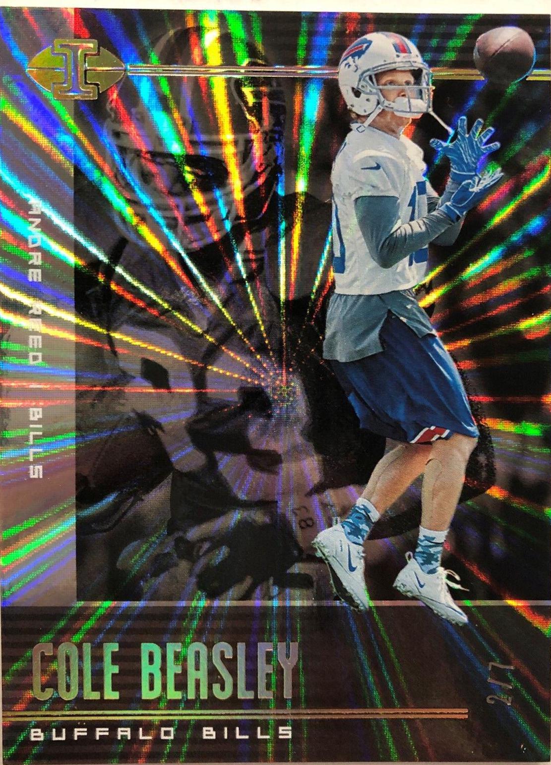 Andre Reed, Cole Beasley #8 Football Cards 2019 Panini Illusions