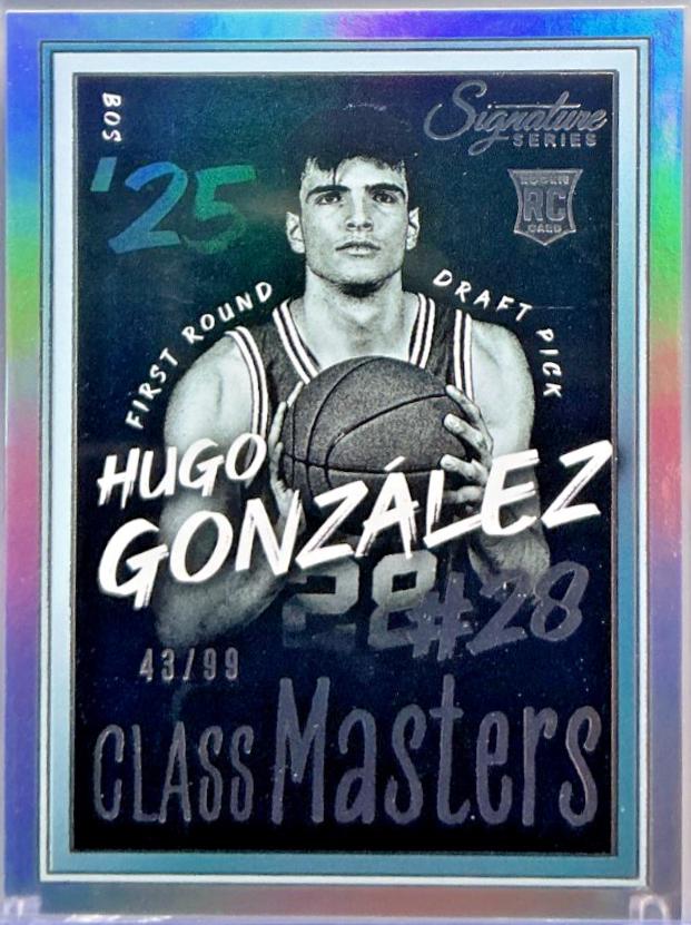 Hugo Gonzalez #16 2025-26 Panini Signature Series Basketball Class Masters