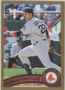 Adrian Gonzalez #US1 Baseball Cards 2011 Topps Update
