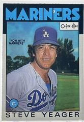 Steve Yeager #32 Baseball Cards 1986 O Pee Chee Prices